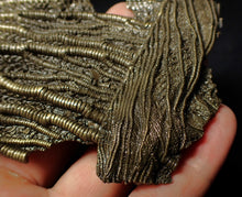 Load image into Gallery viewer, Large and rare highly detailed 3D pyrite crinoid fossil head (130 mm)