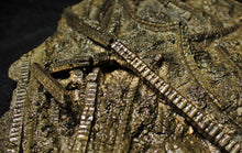 Load image into Gallery viewer, Large stunningly detailed 3D pyrite crinoid fossil (145 mm)