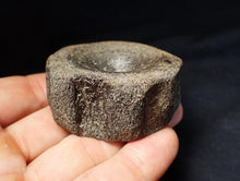 Load image into Gallery viewer, Large Jurassic ichthyosaur bone (vertebra) from Lyme Regis (55mm)

