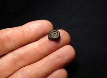 Load image into Gallery viewer, Crucilobiceras pyrite ammonite fossil (11 mm)
